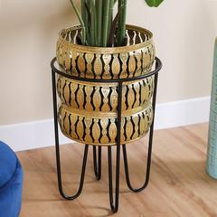 Danube Home Decimus Metal Planter W/Stand (31 x 31 x 62 cm)