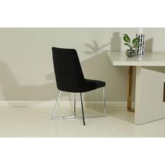 Pan Emirates Ordient Velvet & Metal Dining Chair (49 x 65 x 93 cm)
