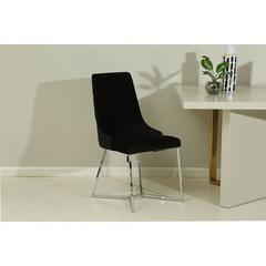 Pan Emirates Ordient Velvet & Metal Dining Chair (49 x 65 x 93 cm)