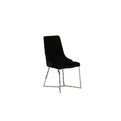 Pan Emirates Ordient Velvet & Metal Dining Chair (49 x 65 x 93 cm)
