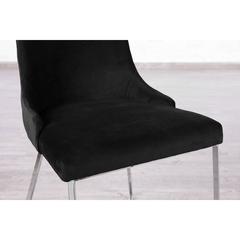 Pan Emirates Ordient Velvet & Metal Dining Chair (49 x 65 x 93 cm)