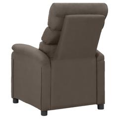 vidaXL Massage Reclining Chair Grey Faux Leather