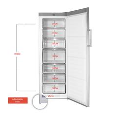 فريزر عمودي نوبل NUF370DFS (285 لتر)