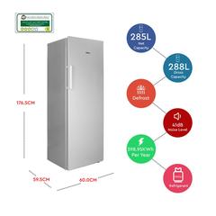 فريزر عمودي نوبل NUF370DFS (285 لتر)