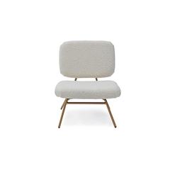 Pan Emirates Karolinska Fabric & Metal Accent Chair (64 x 41 x 76 cm)
