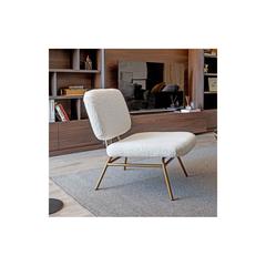 Pan Emirates Karolinska Fabric & Metal Accent Chair (64 x 41 x 76 cm)