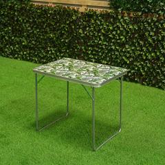 Danube Home Greenwood Aluminum Folding Table (80 x 60 x 69 cm)