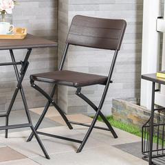 Lexa 2-Seater Metal & Plastic Foldable Balcony Set Danube Home