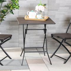 Lexa 2-Seater Metal & Plastic Foldable Balcony Set Danube Home