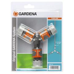 Gardena Two-way Hose Coupling Set (13 mm)