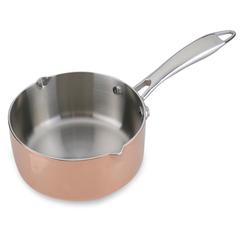 Imperial Copper Milk Pan with 2 Lips Triply (14 x 7 cm)