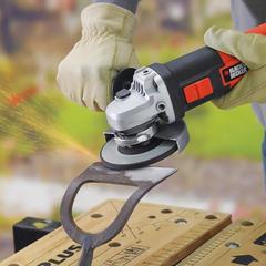 Black+Decker Corded Angle Grinder (820 W)