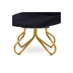 Pan Emirates Creswell Dining Chair (Black & Gold)