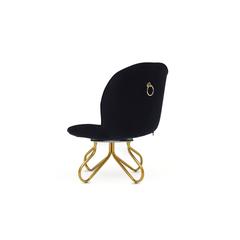 Pan Emirates Creswell Dining Chair (Black & Gold)