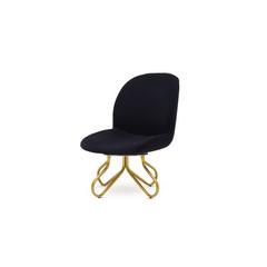 Pan Emirates Creswell Dining Chair (Black & Gold)