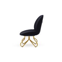 Pan Emirates Creswell Dining Chair (Black & Gold)