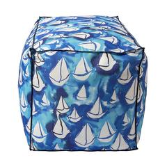 Anemoss Orsa Cotton Rectangular Pouf (60 x 40 x 42 cm)