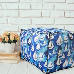 Anemoss Orsa Cotton Rectangular Pouf (60 x 40 x 42 cm)