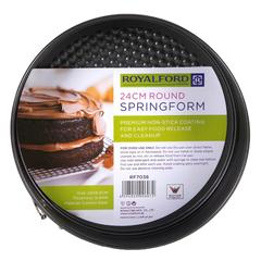 Royalford Non-Stick Carbon Steel Springform Baking Pan (24 cm)
