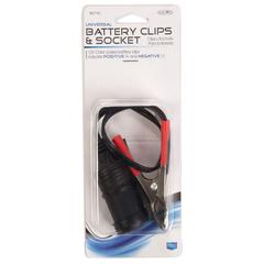 Custom Accessories Universal Battery Clips & Socket (12 V)
