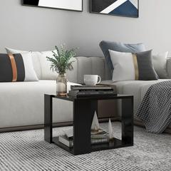 vidaXL Engineered Wood Coffee Table (40 x 40 x 30 cm, Black)