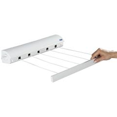 Wenko Extendable Wall Clothesline (4.2 m, White)