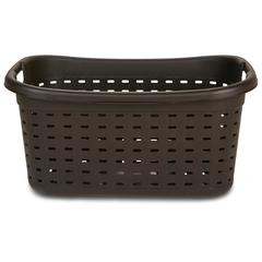 Sterilite Plastic Weave Laundry Espresso Basket