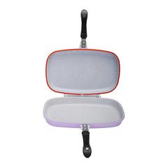 مقلاة شواء مزدوجة من الألومنيوم المصبوب مقاومة للالتصاق رويال فورد (40 سم)