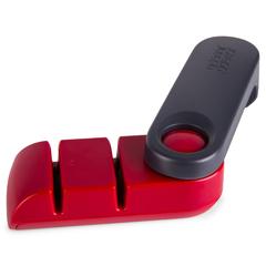 Joseph & Joseph Rota Folding Knife Sharpener & Honer (32.5 x 10.2 x 10.2 cm, Gray & Red)