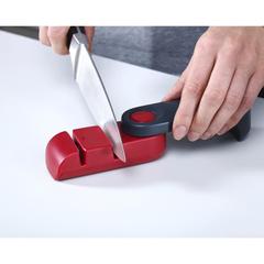 Joseph & Joseph Rota Folding Knife Sharpener & Honer (32.5 x 10.2 x 10.2 cm, Gray & Red)