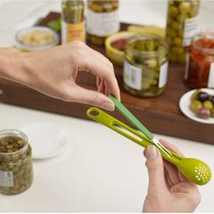 Joseph & Joseph Scoop&Pick Jar Spoon and Fork Set (20 x 2.7 x 2.7 cm, Set of 2, Green)