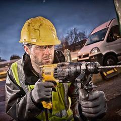 DeWalt Corded Combi Hammer Drill, D25013K (650 W)