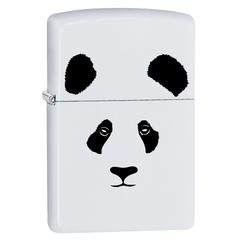 Zippo Panda Windproof Lighter, 28860 (White Matte)