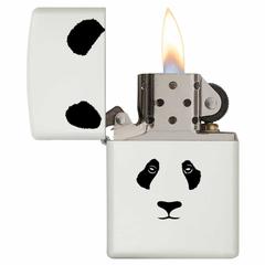 Zippo Panda Windproof Lighter, 28860 (White Matte)
