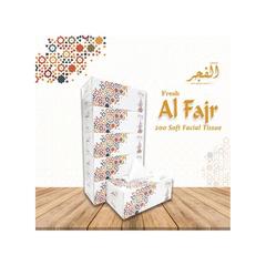 Al Fajr Premium Quality Facial Tissues (2 Ply x 200 Sheets, Pack of 30)