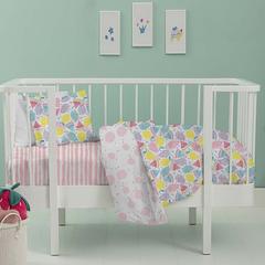 Danube Home Fruits Nursery Kids Cotton Comforter Set (3 Pc.)