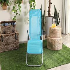 Pan Emirates Liverlita Metal & Fabric Foldable Sun Bed (178 x 60 x 92 cm)