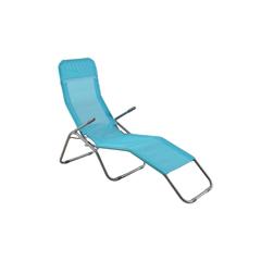 Pan Emirates Liverlita Metal & Fabric Foldable Sun Bed (178 x 60 x 92 cm)