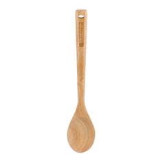 Royalford Rubber Wood Serving Spoon (30 cm)