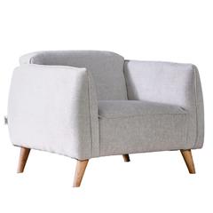 Blissful 1-Seater Fabric Sofa Set Danube Home