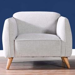 Blissful 1-Seater Fabric Sofa Set Danube Home
