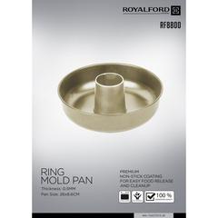 Royalford Non-Stick Carbon Steel Ring Mold Cake Tin (27 cm)