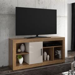 Danube Home Denver TV Stand Unit (Natural/Off White)