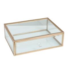 Pan Emirates Loana Glass 1-Drawer Cosmetic Organizer (25 x 19 x 8 cm)