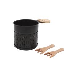 Cookut Chocolate Fondue Set W/Tea Light Candle (10.16 x 10.16 x 14.61 cm, 5 Pc.)