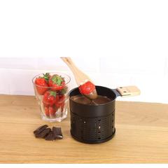 Cookut Chocolate Fondue Set W/Tea Light Candle (10.16 x 10.16 x 14.61 cm, 5 Pc.)