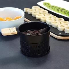Cookut Chocolate Fondue Set W/Tea Light Candle (10.16 x 10.16 x 14.61 cm, 5 Pc.)