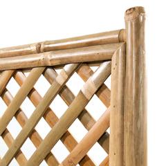 vidaXL Bamboo Garden Raised Bed W/Trellis (40 x 30 x 135 cm)