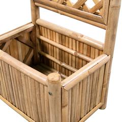 vidaXL Bamboo Garden Raised Bed W/Trellis (40 x 30 x 135 cm)