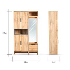 Danube Home Chandler MDF Shoe Cabinet (100 x 39 x 180 cm)